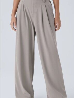 HALARA Wide Leg High-Rise Pants